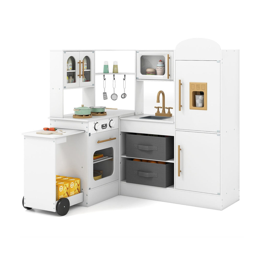 Corner Kitchen with Lights and Sounds for Kids Ages 3+