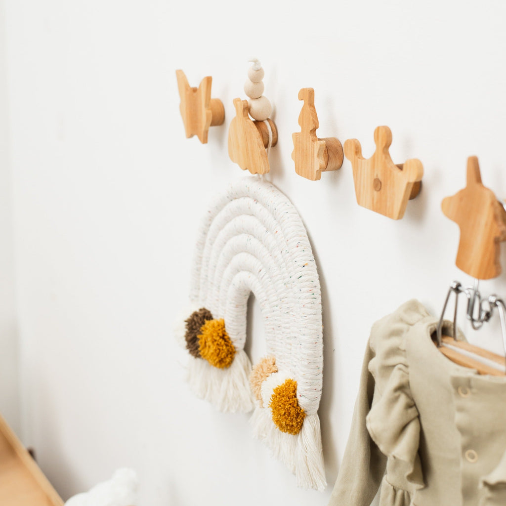Button wall hooks
