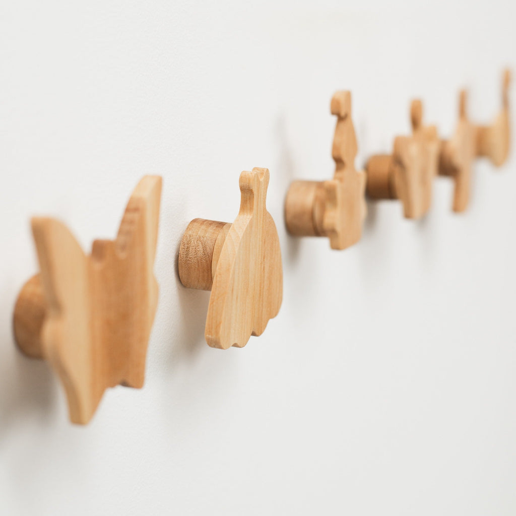 Button wall hooks