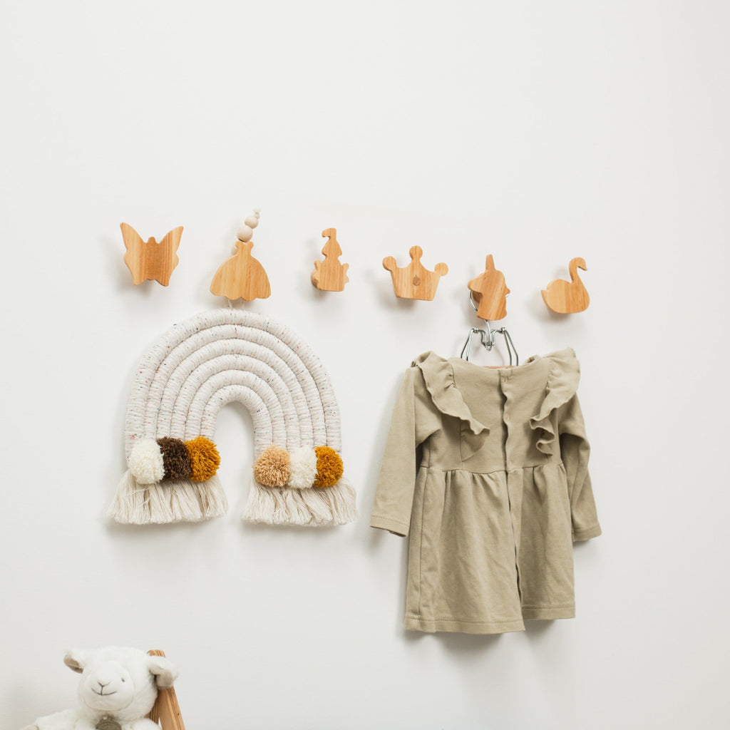 Button wall hooks