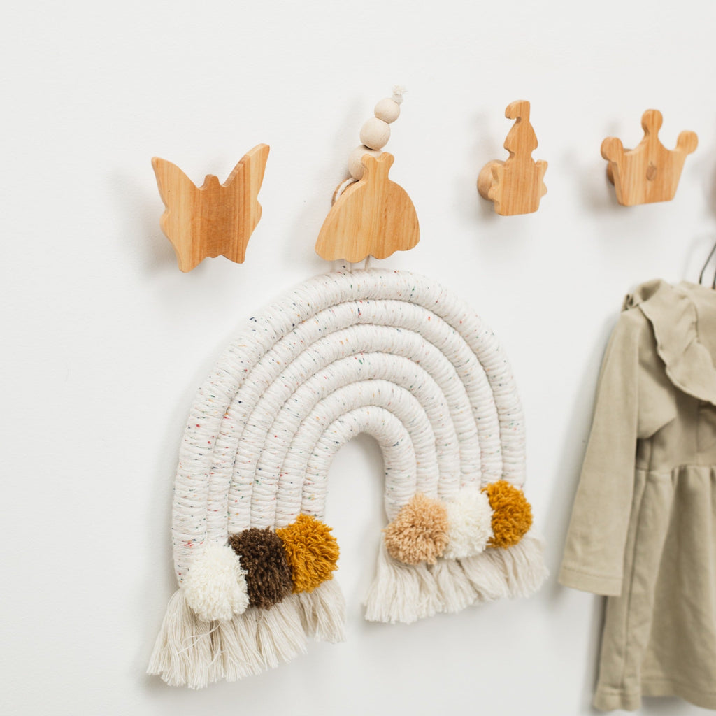 Button wall hooks