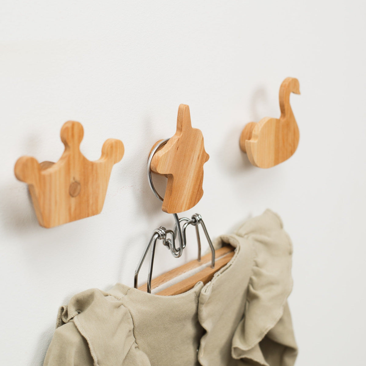 Button wall hooks