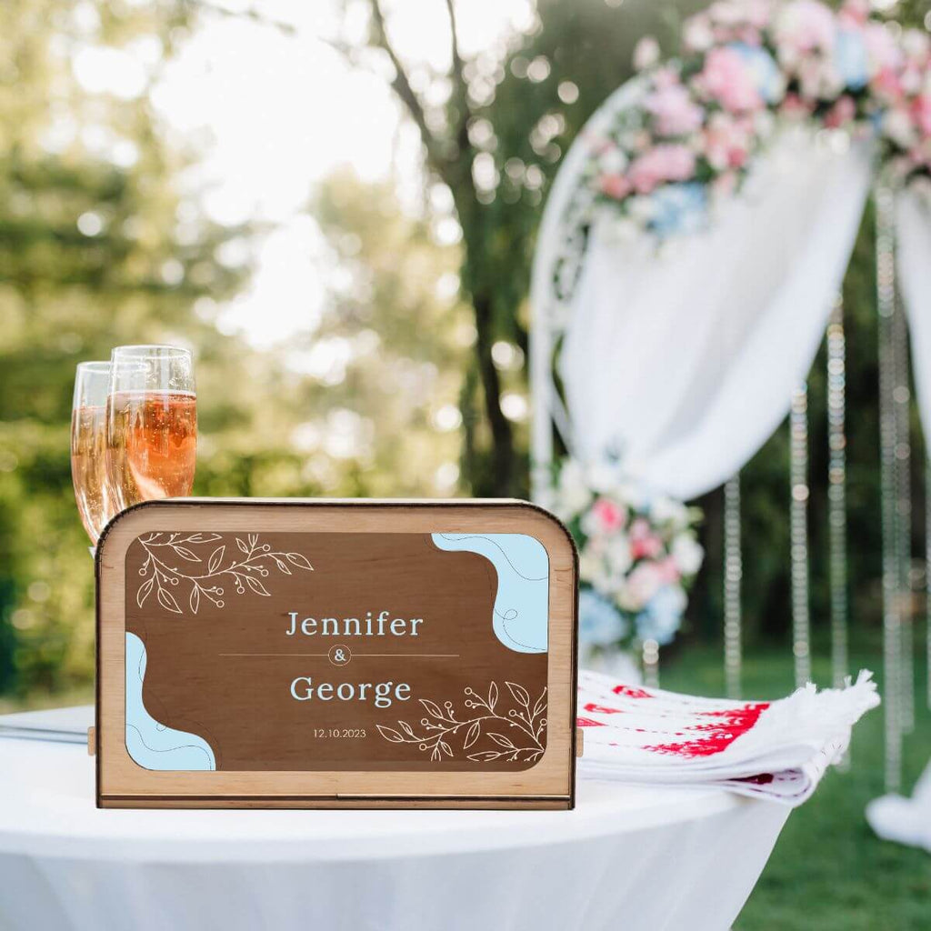 Printed Wedding Card Box